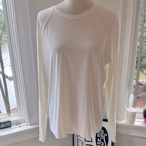 Lululemon White SPF50 Swim Top, Medium, Like New